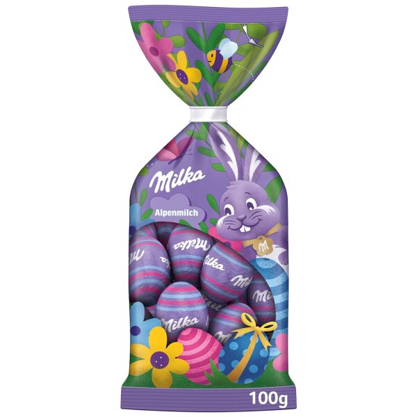 Milka Oster-Eier Alpenmilch 100 g Beutel Ostern Eier Schokolade