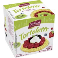 Coppenrath Mürbe Spritzgebäck Torteletts 250 g...