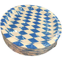 Pappteller Oktoberfest 23 cm 50 Stück Bayerische...