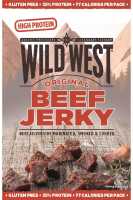 Wild West Beef Jerky Mix Box 25g - 16er Pack (16 x 25 g) Trockenfleisch vom Rind - Getrocknetes High Protein Dörrfleisch | beinhaltet 3 Sorten ORIGINAL, HONEY BBQ, JALAPENO