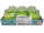 6x Bolsius Windlicht Twilight Kerze Outdoor grün Limette Glaswindlicht Gartenlicht