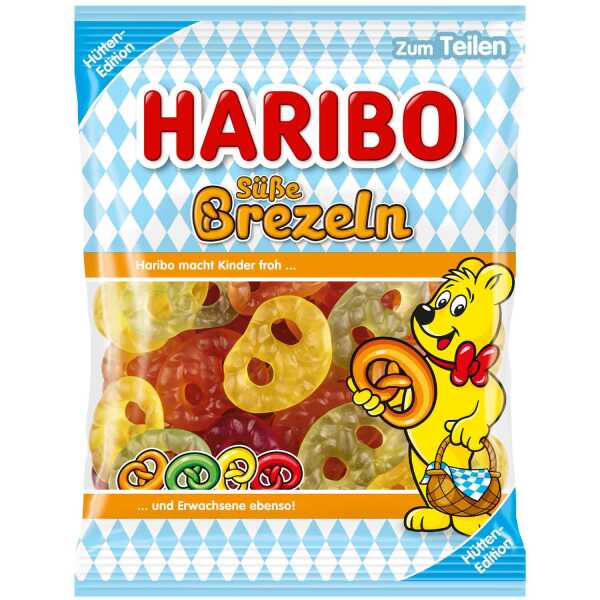 HARIBO Süße Brezeln 175 g Beutel Fruchtgummi Bretzel Oktoberfest Süßes
