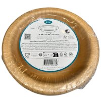 Duni Pappteller Bio Ø 19 cm 20 Stk braun Bio...