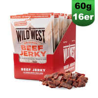 16x Wild West Beef Jerky ORIGINAL 60g Trockenfleisch Jerk