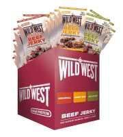 Wild West Beef Jerky Mix Box 60g - 12er Pack...