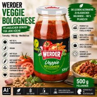 WERDER Veggie Bolognese 500 g – vegane...