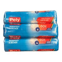 Pely Müllbeutel Praktisch & Sicher 60 Liter 3...