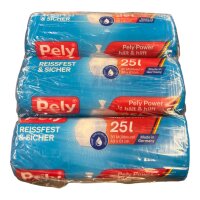 Pely Müllbeutel Praktisch & Sicher 25 Liter 3...