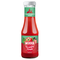 Werder Tomaten Minze Sauce 250 ml Glasflasche Feinkost...