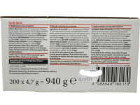 TGQ Waffelröllchen mit Schoko 200x  4,7g (940g) Waffel Eis Dekoration Hohlhippen