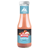 Werder Cocktail Sauce 250 ml Glasflasche Feinkost Grillen...