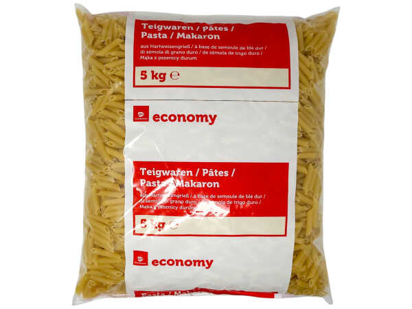TGE Penne Rigate 5kg Vorratspack Nudeln Hartweizengrieß Pasta Vorrat