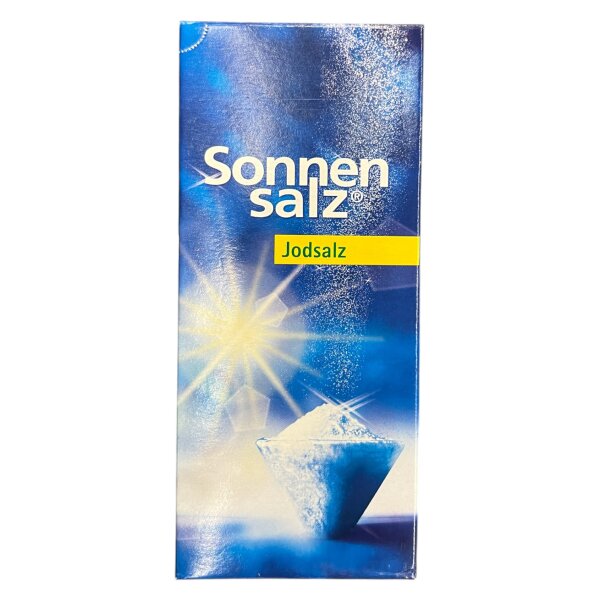 Sonnensalz Jodsalz 500 g – feines Speisesalz mit Jod für Küche, Vorrat und Gastronomie