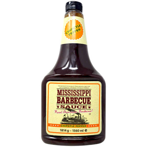 Mississippi Barbecue Sauce Chipotle Pepper Pfeffer 1560 ml 1814g Grillen