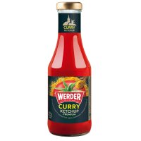 Werder Premium Curry Ketchup 450 ml Glasflasche Feinkost...