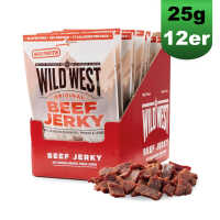 Wild West Beef Jerky, 12 x 25g Original Rinderfleisch,...