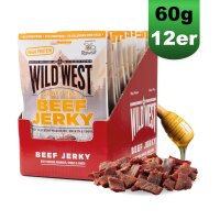 Wild West Beef Jerky Honey BBQ – 12 × 60 g...