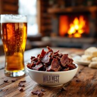 Wild West Beef Jerky Original – 12 × 60 g Vorratsbox – proteinreicher Rindfleisch‑Snack