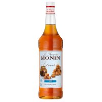 MONIN Karamell Zuckerfrei Sirup 1 Liter – Caramel...