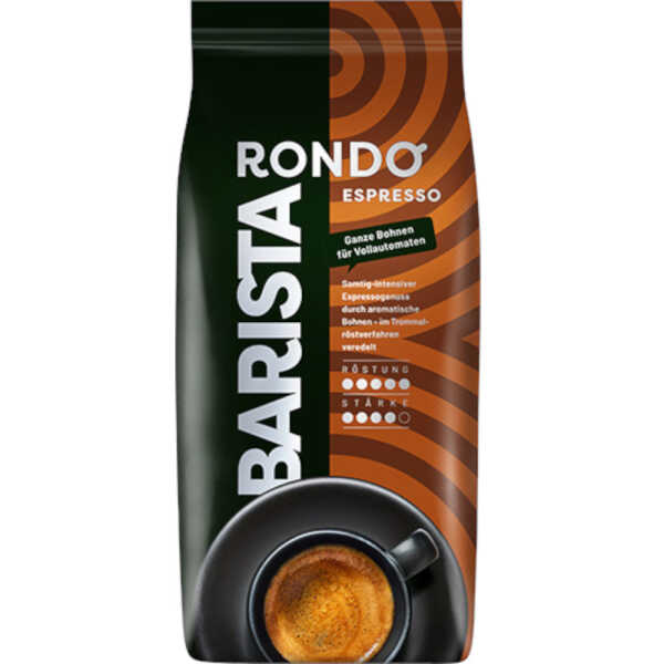 Röstfein RONDO Barista Espresso Bohne 1 kg Kafee mit schokoladiger Süße