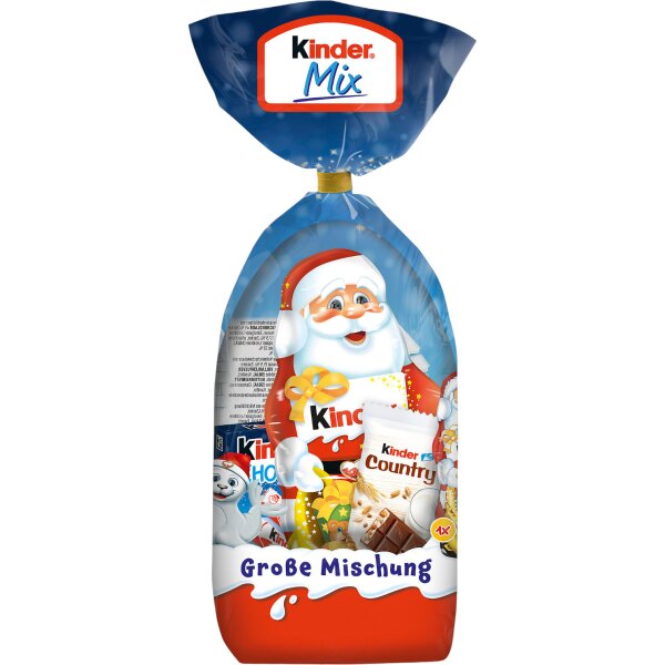 kinder Mix Große Mischung 201 g – Weihnachtlicher Schokoladen-Mix mit kinder Klassikern