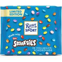 Ritter Sport Smarties Vollmilch 100 g Bunte Mini-Smarties...