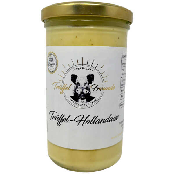 Trüffel Freunde Trüffel Sauce Hollandaise 250ml Glas Spargel Gemüse