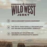 Wild West Beef Jerky Mix Box 25g - 12er Pack (12 x 25 g) Trockenfleisch vom Rind - Getrocknetes High Protein Dörrfleisch | beinhaltet 3 Sorten ORIGINAL, HONEY BBQ, JALAPENO