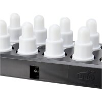 DUNI 12er LED Teelichter Set Mehrfarbig mit Ladestation inkl. Fernbedienung Multicolour Kerzen