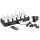 DUNI 12er LED Teelichter Set Mehrfarbig mit Ladestation inkl. Fernbedienung Multicolour Kerzen