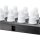 DUNI 12er LED Teelichter Set Mehrfarbig mit Ladestation inkl. Fernbedienung Multicolour Kerzen