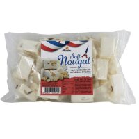 Rexim Soft Nougat 450 g – 34 Stück weißer Nougat mit Erdnüssen und Früchten