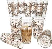 Van Well 12er Set Latte Macchiato Gläser I 370 ml I...