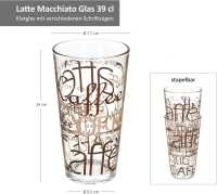 Van Well 12er Set Latte Macchiato Gläser I 370 ml I...