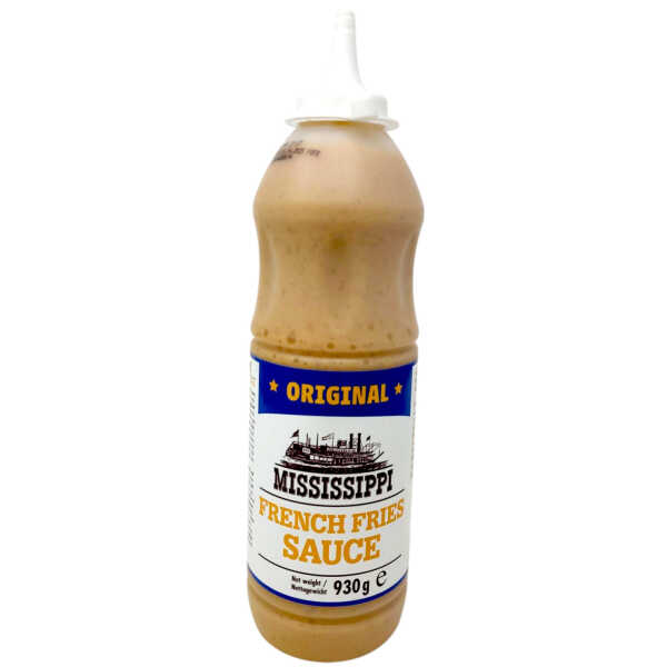 Mississippi Original French-Fries Sauce 930g Pommes Frites Burger Soße Dip Topping