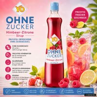 YO Sugarfree Himbeer-Zitrone Sirup 700 ml – ohne...