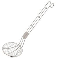 TGQ Frittierlöffel 10 cm Edelstahl gelocht Profi...