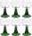 6 Römer Römergläser Grün Weingläser Wein Gläser Glas 27 cl 0,2 L Geeicht