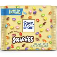 Ritter Sport Smarties Weiße Schokolade 100 g Bunte...