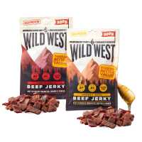 Wild West Beef Jerky Trockenfleisch Bundle 300g Honey BBQ & 300g Original