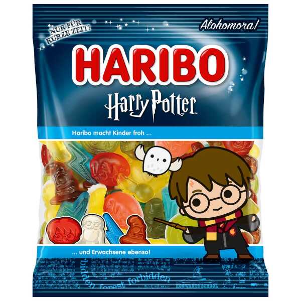 Haribo Harry Potter 160 g limitierte Harry Edition Fruchtgummi‑Mix mit Zauber‑Motiven und vielfältigen Aromen