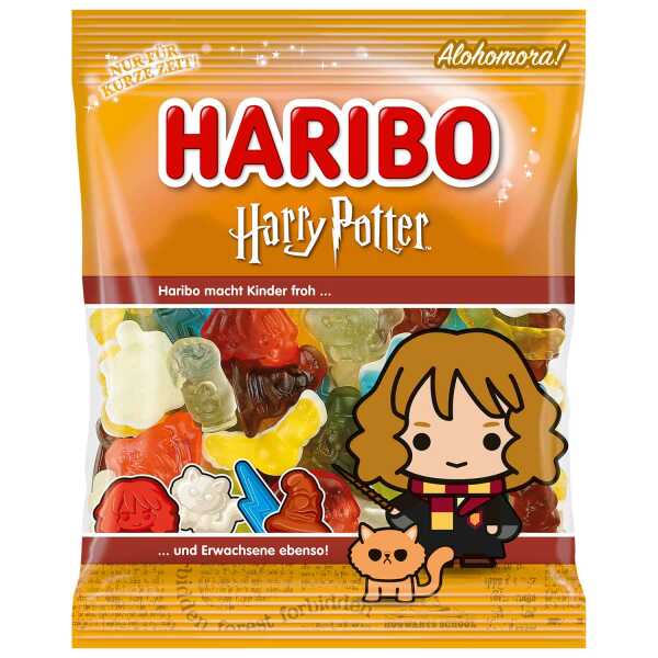 Haribo Harry Potter Hermine Granger 160 g Fruchtgummi mit Zauber‑Formen Limited