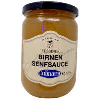 Culinaria Tessiner Birnen Senfsauce 525 ml Glas Sauce Käse Fleisch
