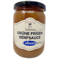 Culinaria Tessiner Grüne Feigen Senfsauce 525 ml Glas Sauce Käse Fleisch