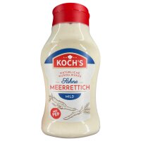 Sahne Meerrettich Mild 460 g – Cremiger Meerrettich...
