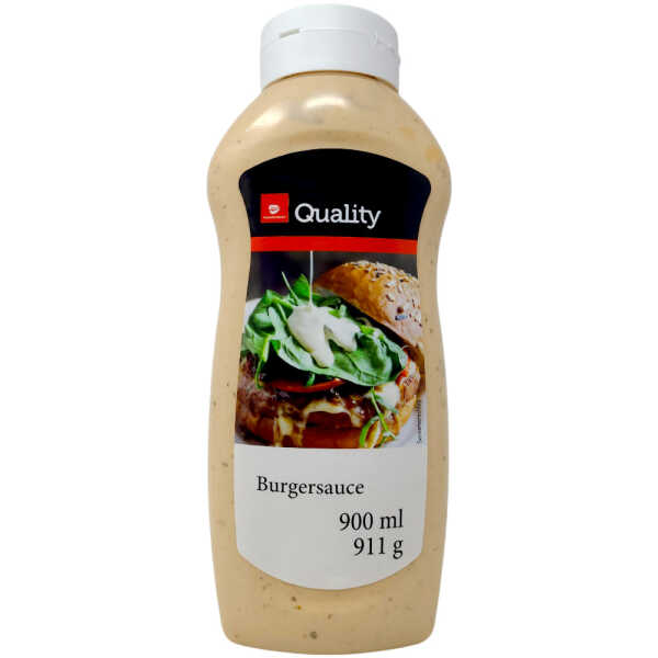 TGQ Burgersauce 900ml Kopfstandflasche Sauce Hamburger Dip