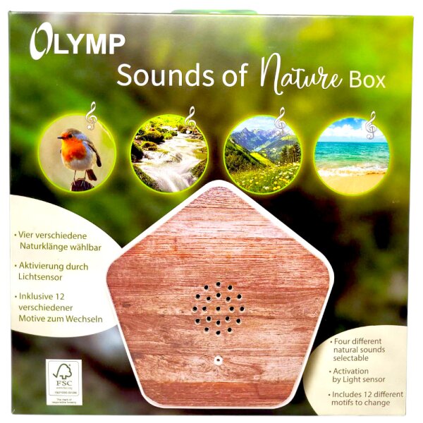 Soundbox Olymp Sounds of Nature Box Natürklänge Entspannung Ruhe Vogelgesang