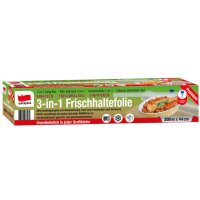 Quickpack Frischhaltefolie 3-in-1 Premium 200 m x 44 cm...