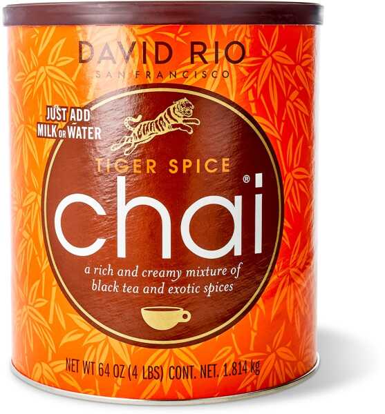 David Rio Chai Tiger Spice 1814g Dose Pulver Schwarztee Gewürze