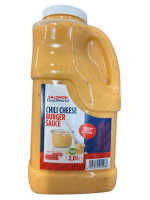 SALOMON Chili Cheese Burger Sauce 2L würzige Käsesauce für Burger & Dip Veggie